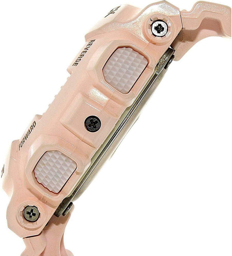 Sports Watch Gold and Pink Dial Pink Quartz Ladies - Image 2